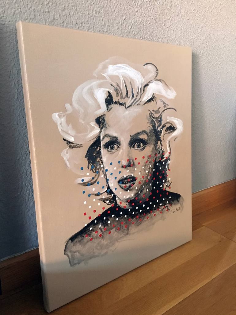 Original Pop Culture/Celebrity Painting by Andrea Sabatt