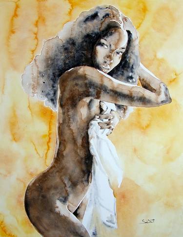 Print of Nude Paintings by Andrea Sabatt