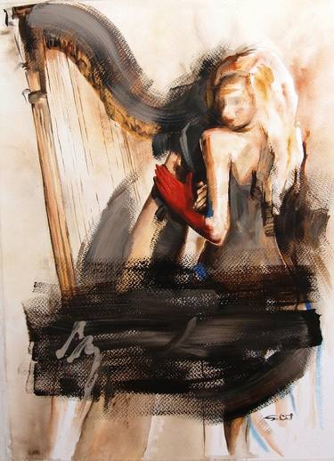 Original Women Paintings by Andrea Sabatt