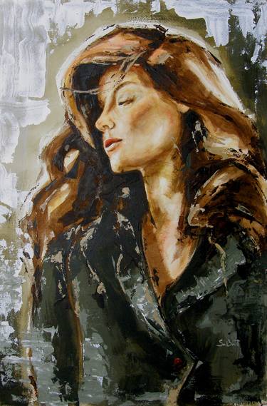 Original Women Paintings by Andrea Sabatt