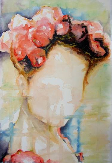 Print of Women Paintings by Andrea Sabatt
