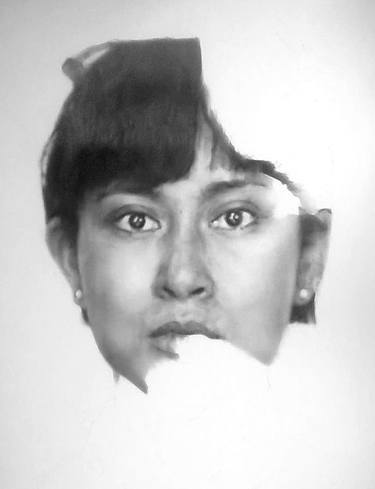 Original Photorealism Portrait Drawings by Valentina Ceci