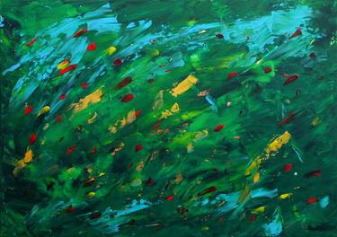 Original Abstract Expressionism Landscape Paintings by james lucas