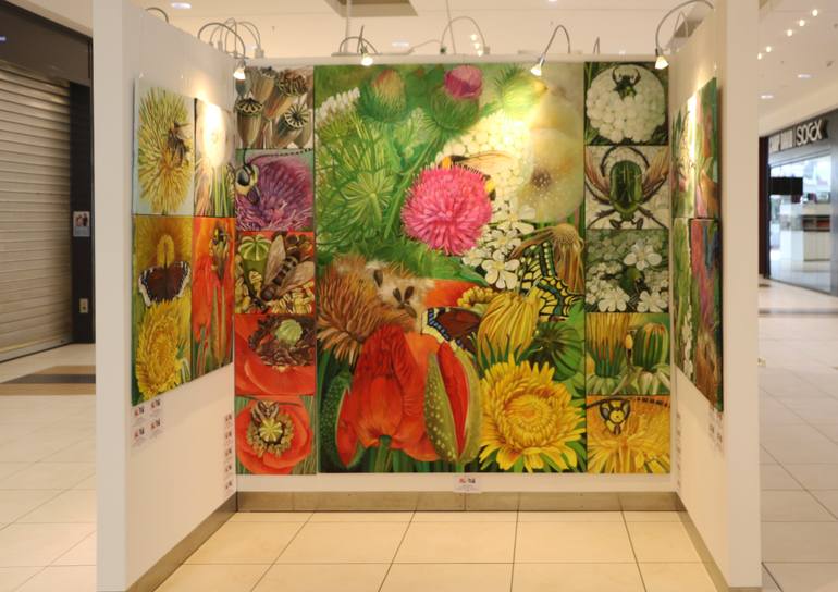 Original Documentary Nature Painting by Violeta Vollmer