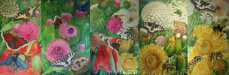 Original Contemporary Nature Painting by Violeta Vollmer