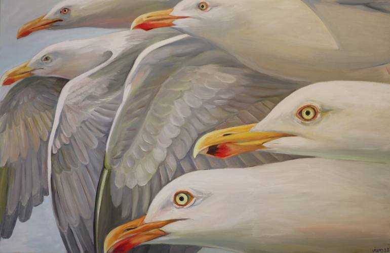 Original Contemporary Nature Painting by Violeta Vollmer