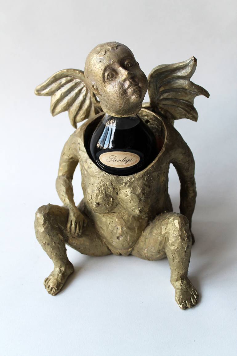 Original Figurative Food & Drink Sculpture by Violeta Vollmer