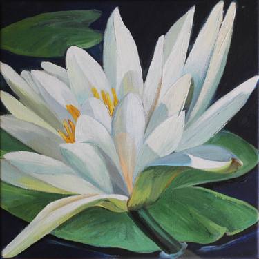 Original Fine Art Floral Paintings by Violeta Vollmer