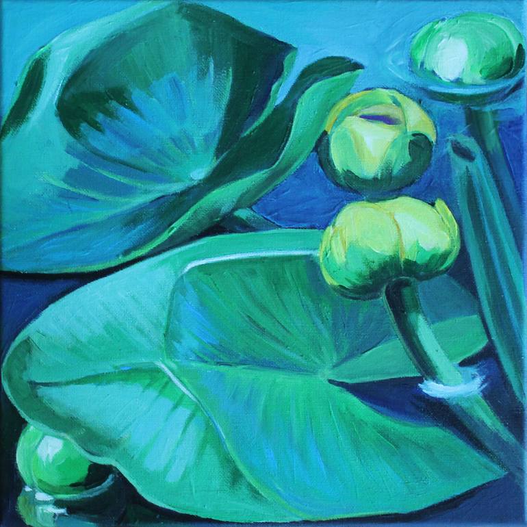 Print of Fine Art Floral Paintings by Violeta Vollmer