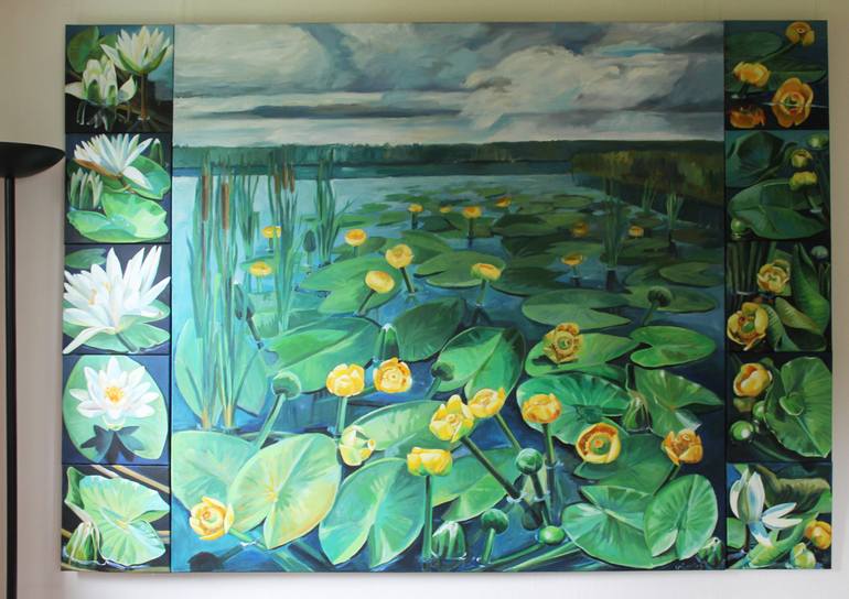 Original Other Floral Painting by Violeta Vollmer