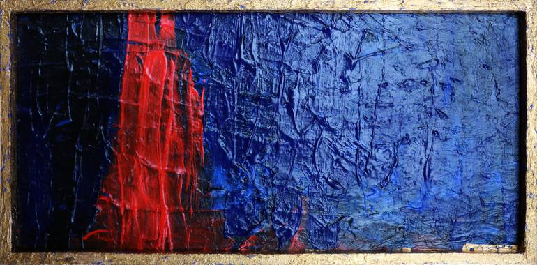 Original Abstract Expressionism Abstract Painting by Violeta Vollmer