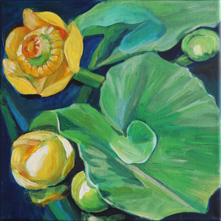 Print of Fine Art Floral Paintings by Violeta Vollmer