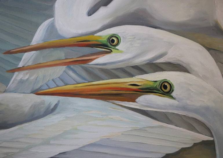 Original Documentary Nature Painting by Violeta Vollmer