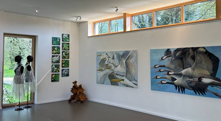 Original Documentary Nature Painting by Violeta Vollmer