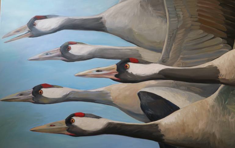 Original Documentary Nature Painting by Violeta Vollmer