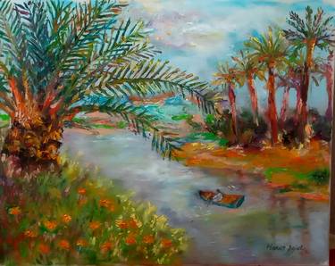 Original Landscape Paintings by Hanan agial