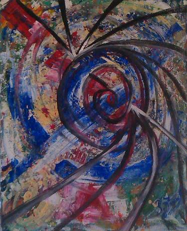 Original Abstract Expressionism Religious Paintings by Rada Petrovic