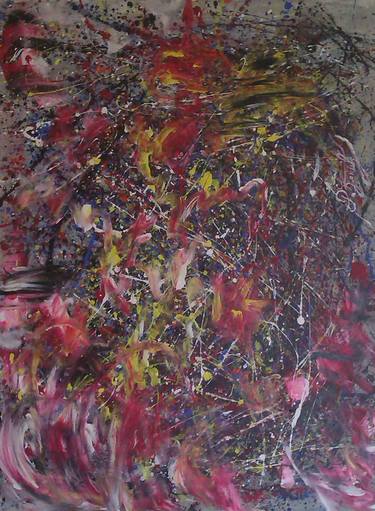 Original Abstract Expressionism Religious Paintings by Rada Petrovic