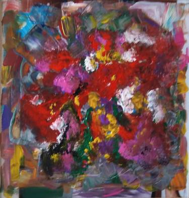 Original Abstract Expressionism Abstract Paintings by Rada Petrovic