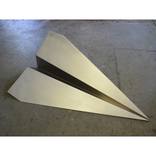Paper Plane Sculpture by Bruce Gray