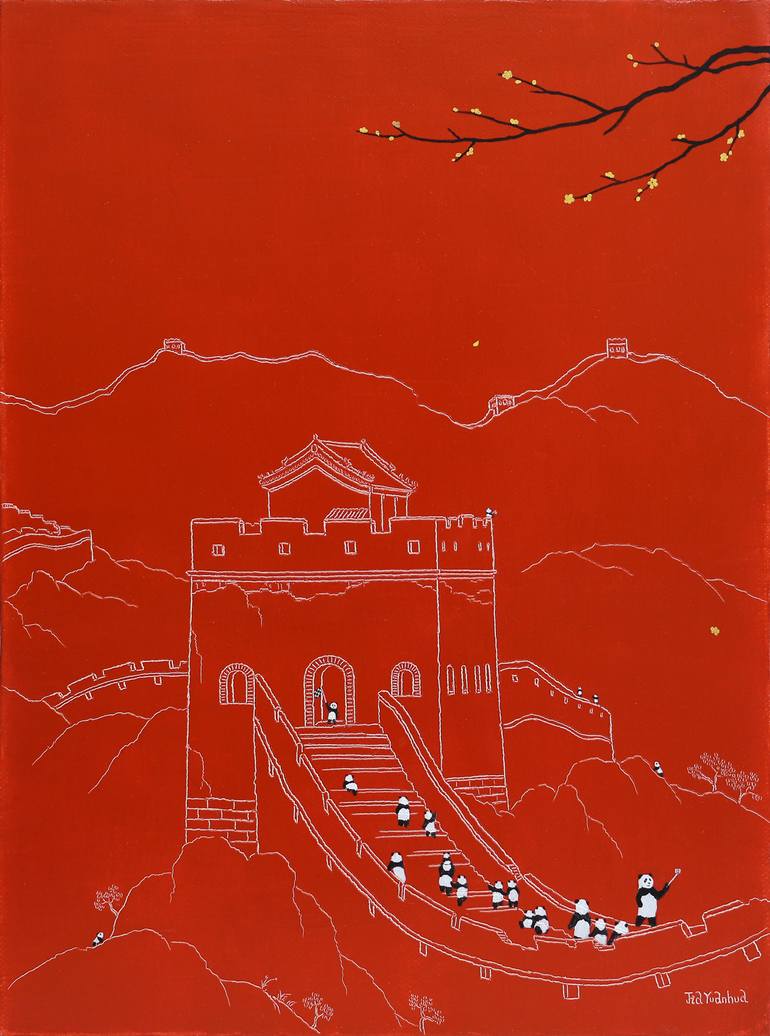 Original Contemporary Landscape Painting by Yuanhua Jia