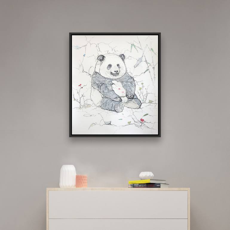 Original Abstract Expressionism Animal Painting by Yuanhua Jia