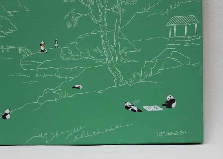 Original Contemporary Landscape Painting by Yuanhua Jia