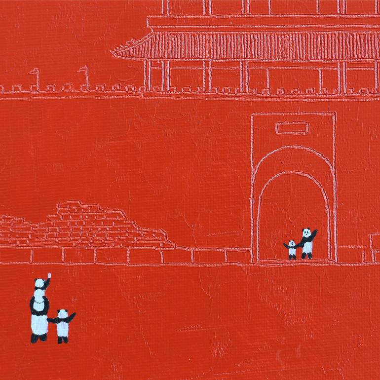 Original Architecture Painting by Yuanhua Jia
