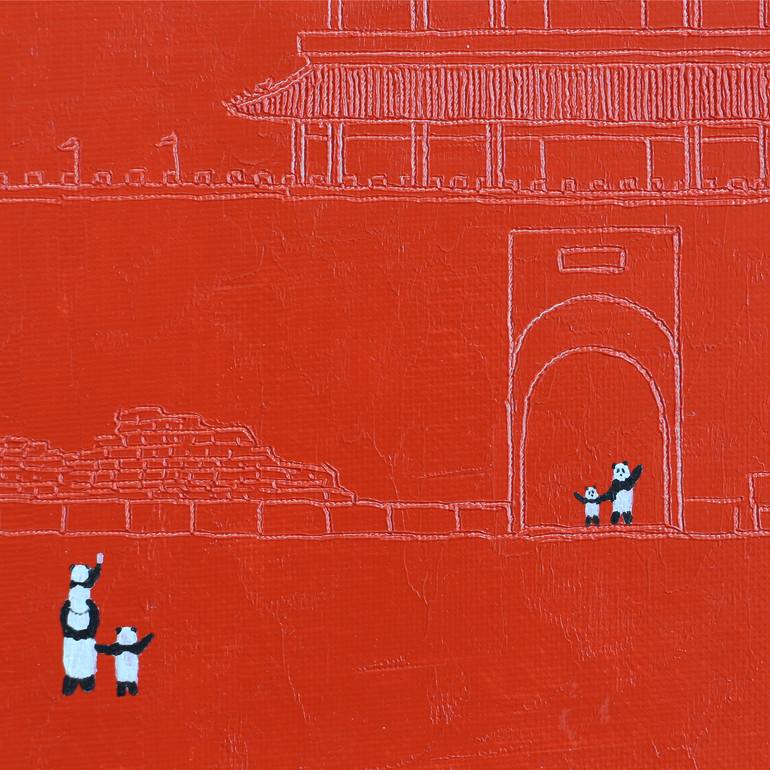 Original Contemporary Architecture Painting by Yuanhua Jia