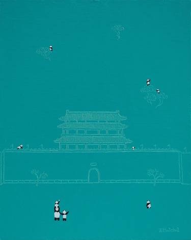 Original Contemporary Architecture Paintings by Yuanhua Jia