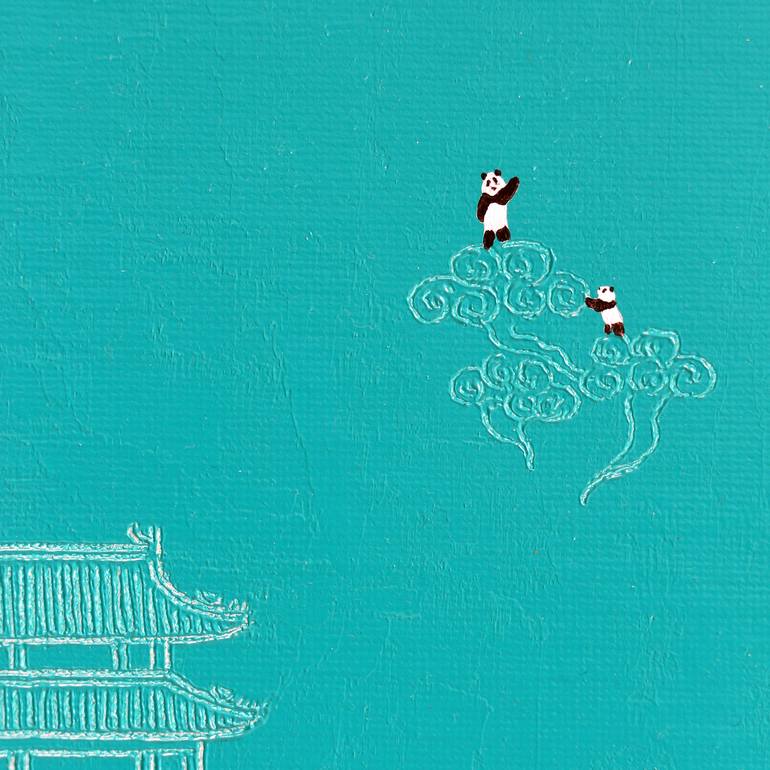 Original Contemporary Architecture Painting by Yuanhua Jia