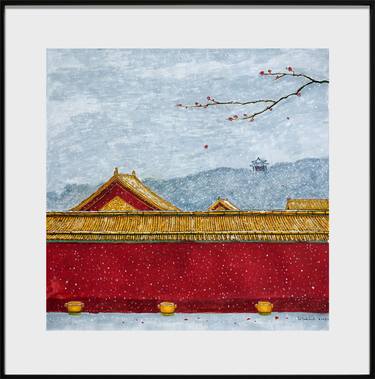 landscape - winter - good snow of Forbidden City ( Original ) thumb