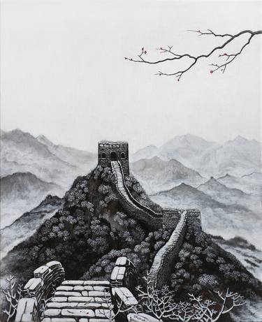 Print of Landscape Paintings by Yuanhua Jia