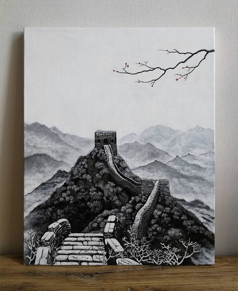 Original Modern Landscape Painting by Yuanhua Jia