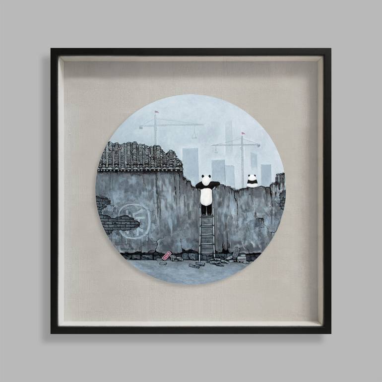 Original Contemporary Cities Painting by Yuanhua Jia