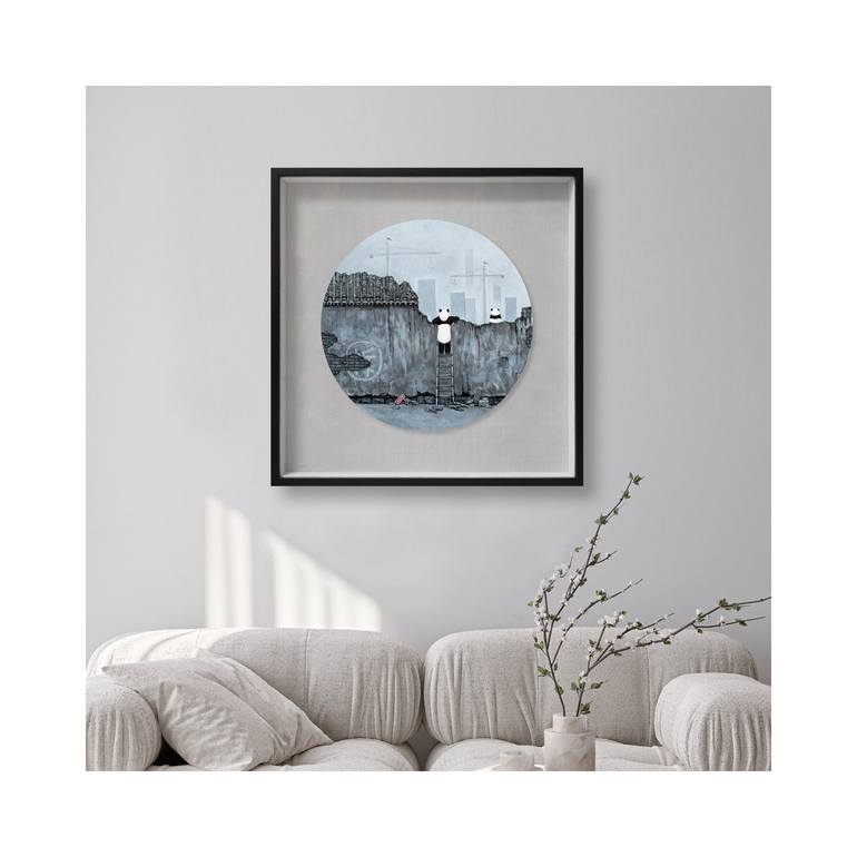 Original Contemporary Cities Painting by Yuanhua Jia