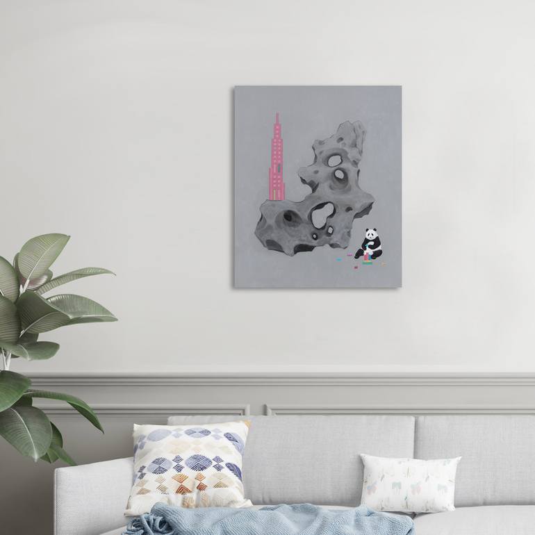 Original Contemporary Animal Painting by Yuanhua Jia