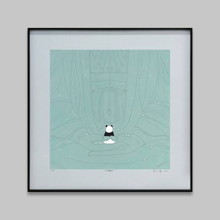 Original Contemporary Animal Printmaking by Yuanhua Jia