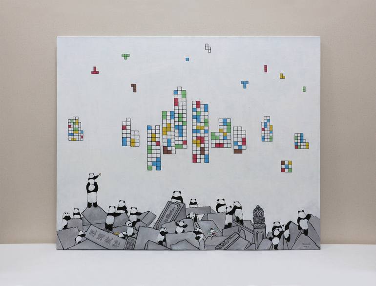 Original Contemporary Fantasy Painting by Yuanhua Jia