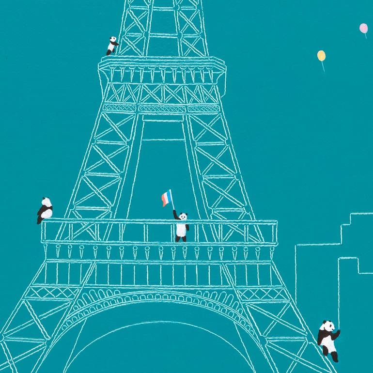 Original Contemporary Architecture Painting by Yuanhua Jia