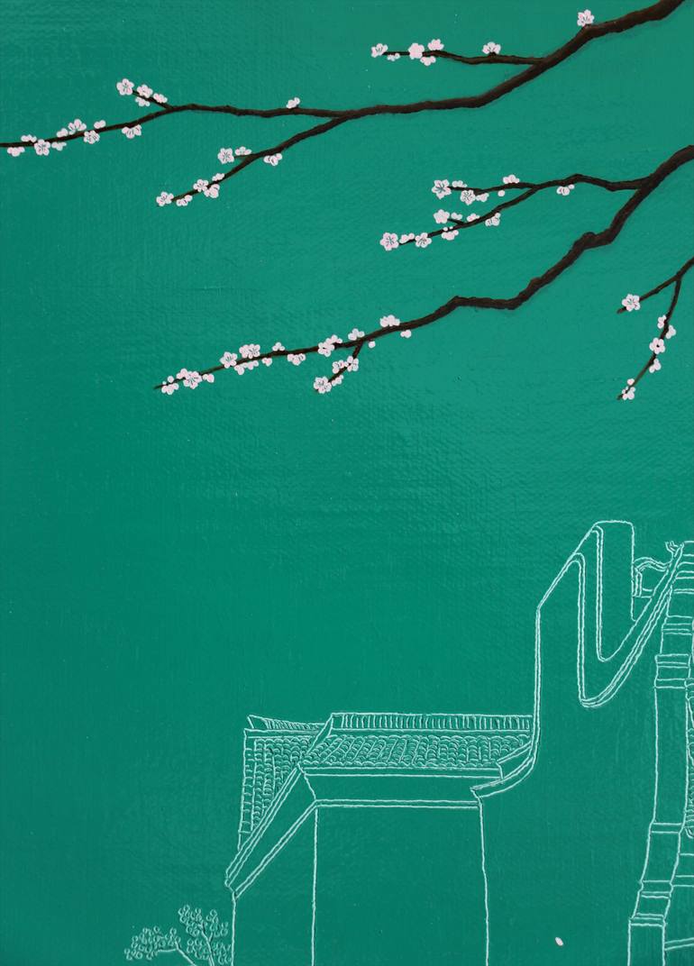 Original Contemporary Landscape Painting by Yuanhua Jia