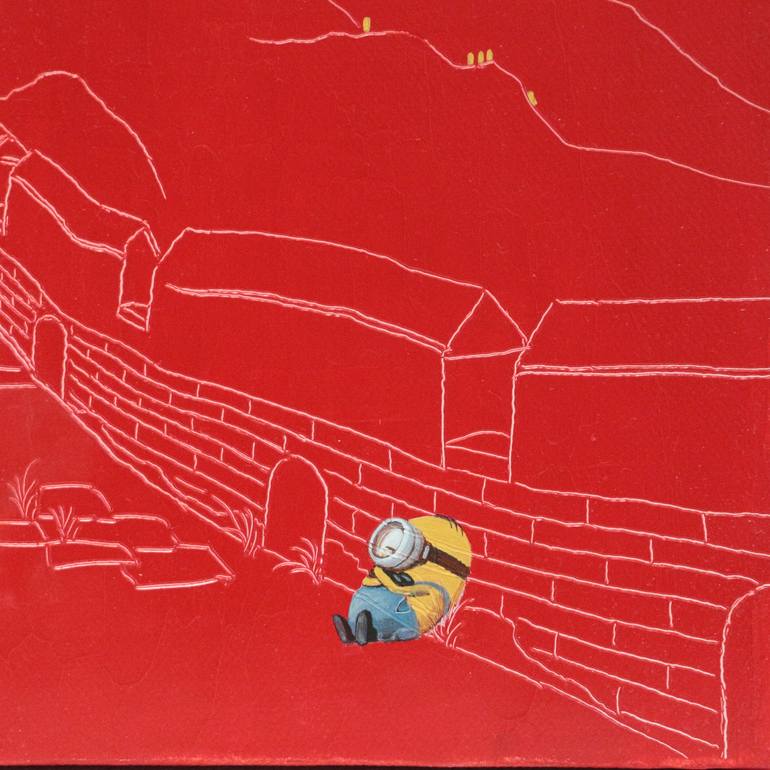Original Contemporary Cartoon Painting by Yuanhua Jia