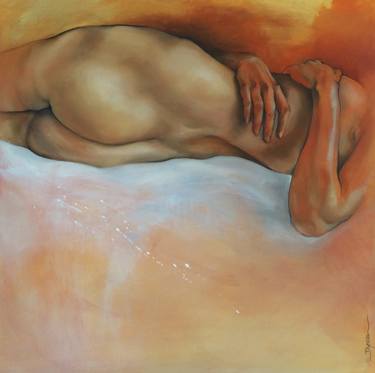 Print of Conceptual Nude Paintings by Leigh Dyson