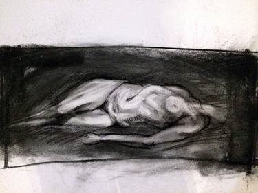 Print of Conceptual Nude Drawings by Leigh Dyson