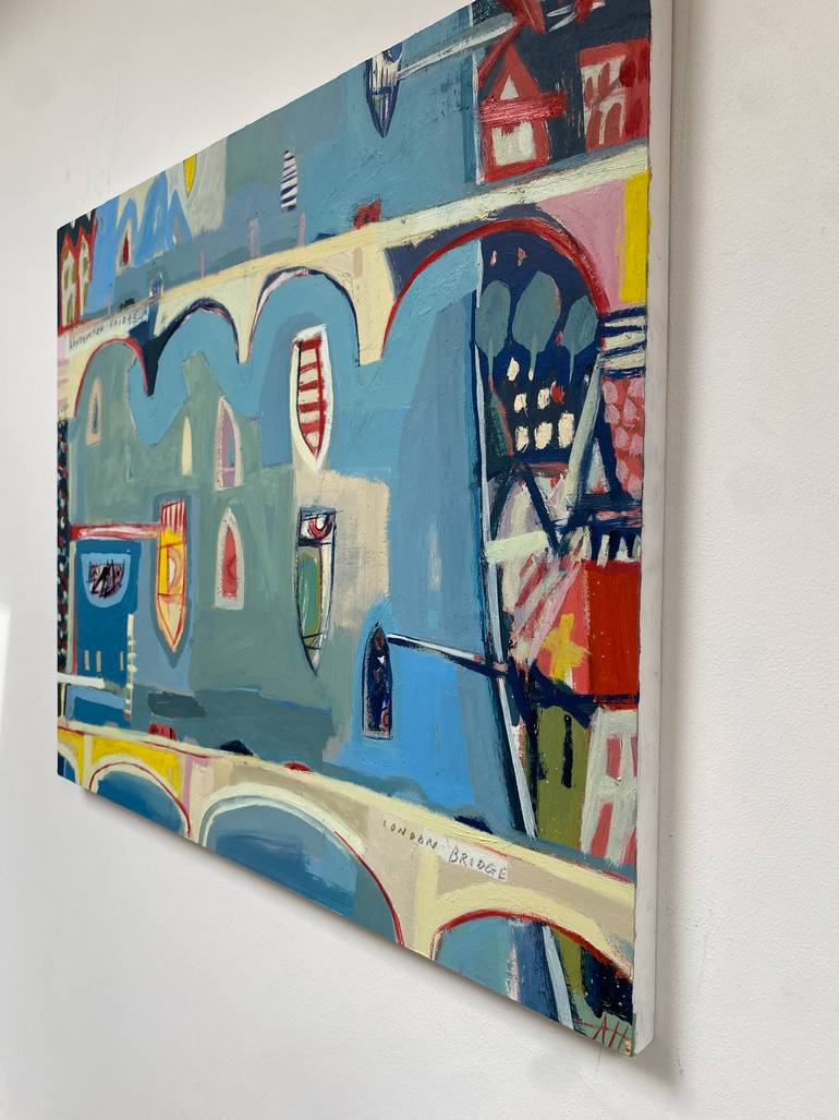 Original Abstract Landscape Painting by Anna Hymas