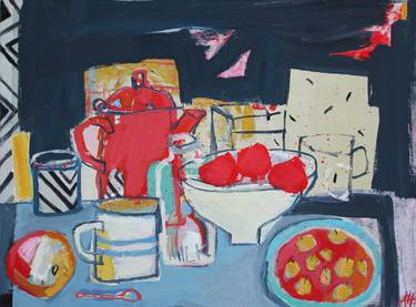 Print of Abstract Still Life Paintings by Anna Hymas
