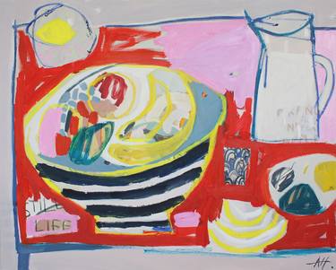 Print of Abstract Expressionism Still Life Paintings by Anna Hymas