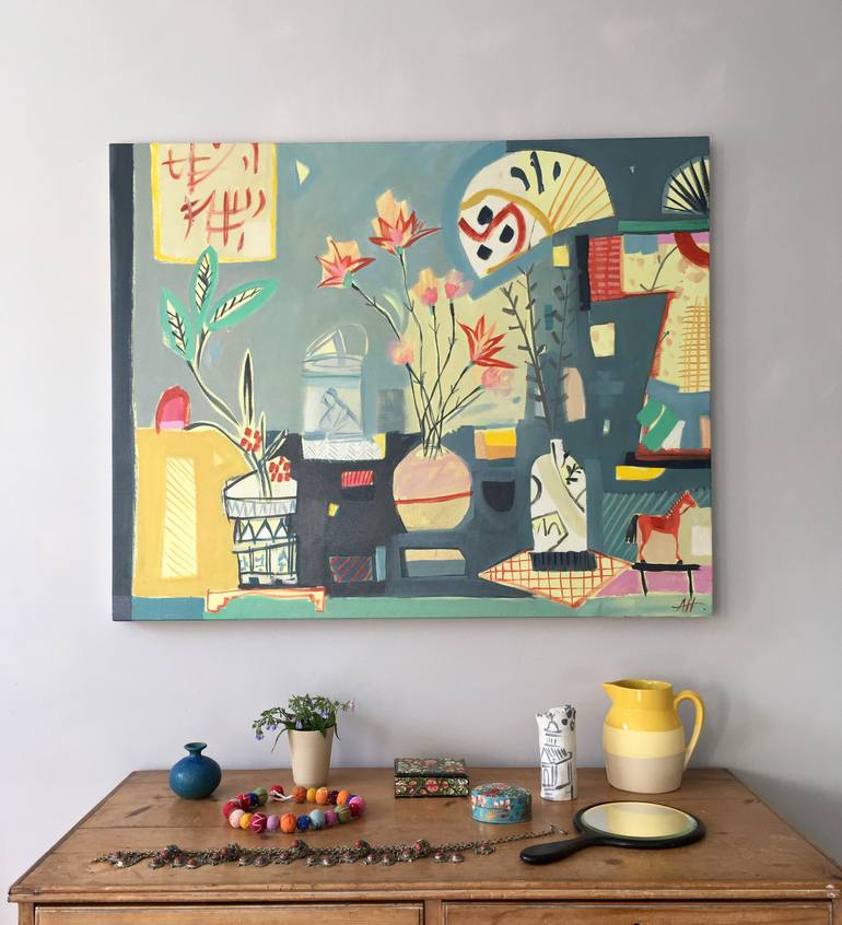 Original Impressionism Still Life Painting by Anna Hymas