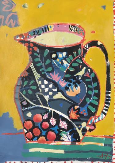 Jug with Flowers and Birds thumb