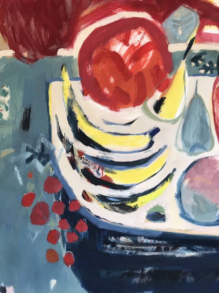 Original Expressionism Still Life Painting by Anna Hymas